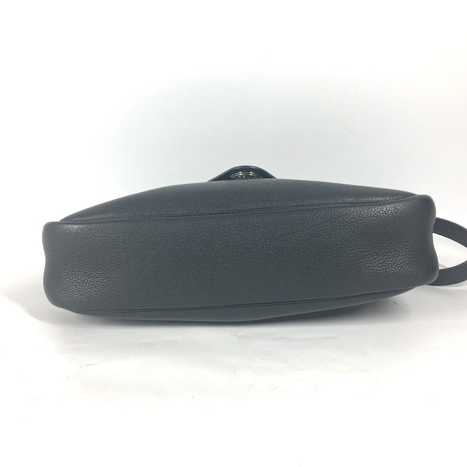 Hermes Shoulder Bag leather black Serie Christine unisex(Unisex)