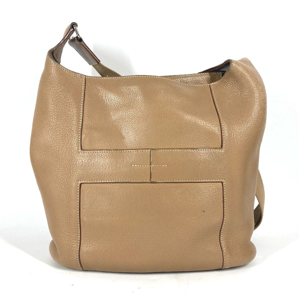 Hermes Shoulder Bag leather beige Good News PM Women