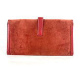 Hermes Clutch bag , Dopris Red Bag H logo Jige Elan Women