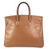 Hermes Handbag leather gold Tote Bag Birkin 35