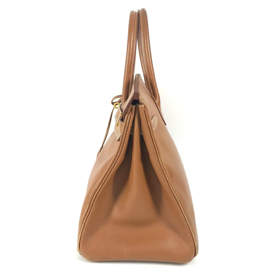 Hermes Handbag leather gold Tote Bag Birkin 35