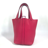 Hermes Handbag Taurillon Clemence pink Picotin Lock PM 18