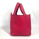 Hermes Handbag Taurillon Clemence pink Picotin Lock PM 18