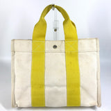 Hermes Tote Bag canvas yellow Bora Bora PM