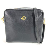 Hermes Shoulder Bag leather black Jockey Horse Cheval