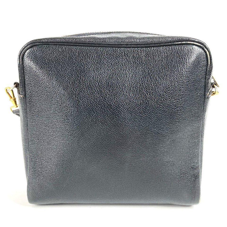 Hermes Shoulder Bag leather black Jockey Horse Cheval