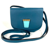 Hermes Shoulder Bag Swift blue Wallet flap Minicon Buyer Shoulder Wallet