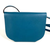 Hermes Shoulder Bag Swift blue Wallet flap Minicon Buyer Shoulder Wallet