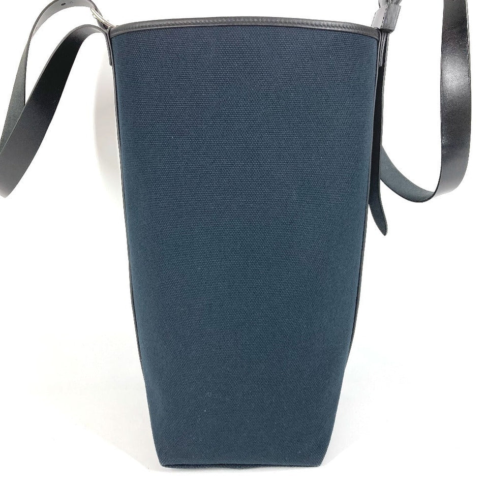 Hermes Shoulder Bag Leather, Toile black Etriviere Pocket 27