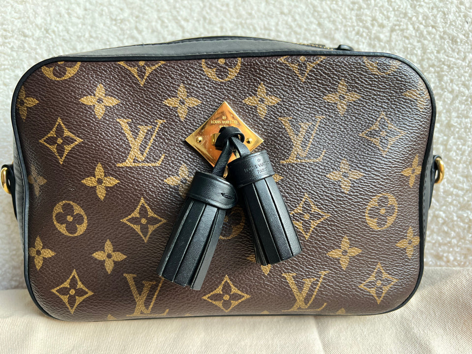 Louis Vuitton Saintonge Black and Monogram