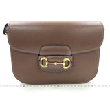 Gucci 1955 Horsebit Shoulder Bag Caramel Brown Small Leather