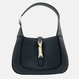 Gucci Jackie 1961 Black Pebbled Leather Bag Small
