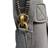 Luggage Micro Drummed Calfskin Grey GHW