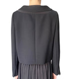 Prada Black 60's style Button Jacket - IT 44