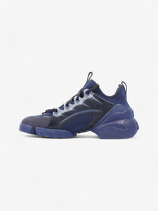 Christian Dior D-Connect Sneakers Navy Technical Fabric EU 37.5 UK 4.5