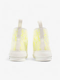 Christian Dior B23 High Top Neon Yellow / White Canvas EU 41 UK 7
