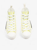 Christian Dior B23 High Top Neon Yellow / White Canvas EU 41 UK 7
