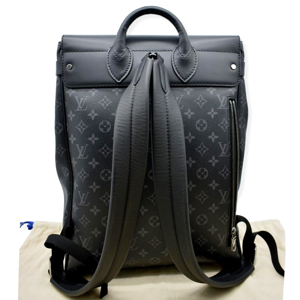 Louis Vuitton Steamer Monogram Eclipse Backpack Bag Black
