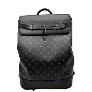 Louis Vuitton Steamer Monogram Eclipse Backpack Bag Black