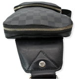 Louis Vuitton Avenue Sling Damier Graphite Backpack Bag Black