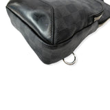 Louis Vuitton Avenue Sling Damier Graphite Backpack Bag Black