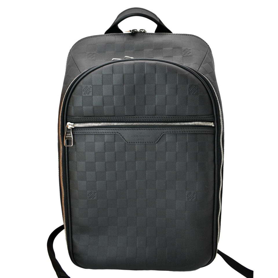 Louis Vuitton Michael NV2 Damier Infini Leather Backpack Bag Black