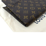 Louis Vuitton Rabat Pochette Monogram Canvas Clutch Bag Brown