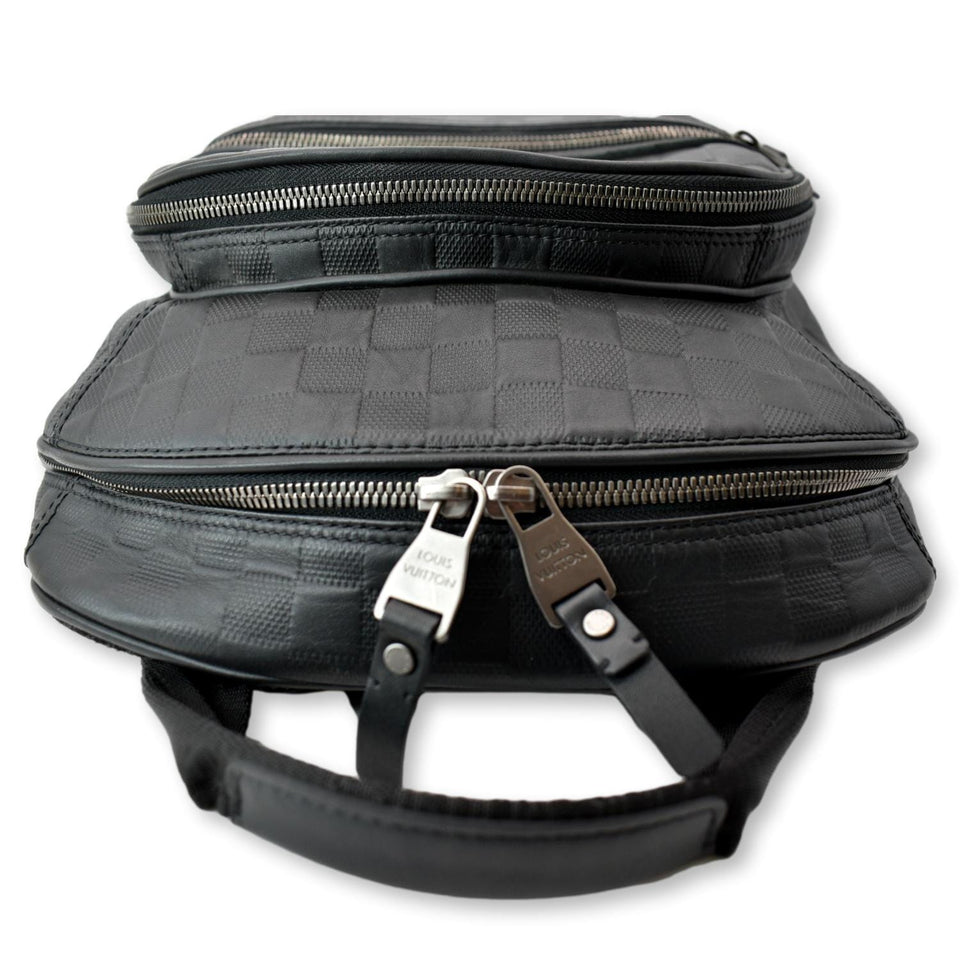 Louis Vuitton Michael Damier Infini Leather Backpack Bag Black