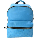 Louis Vuitton Discovery Monogram Leather Backpack Blue