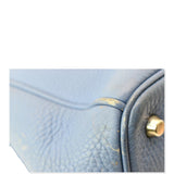 Christian Dior Large Diorissimo Leather Shoulder Bag Blue