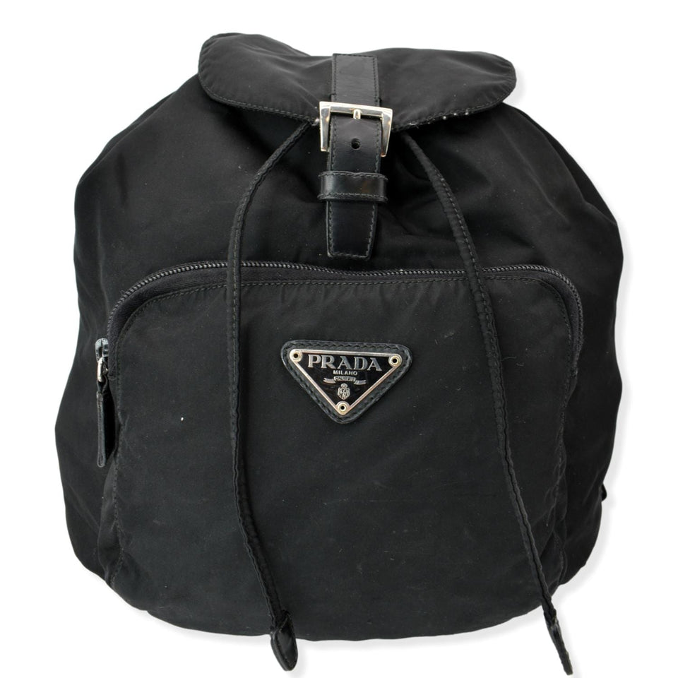 Prada Vintage Nylon Backpack Black