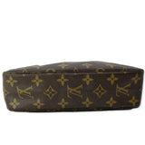 Louis Vuitton Monogram Canvas Trousse Toilette 28 Clutch Brown