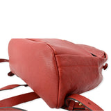 Louis Vuitton Sorbonne Monogram Empreinte Leather Backpack Red