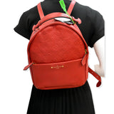 Louis Vuitton Sorbonne Monogram Empreinte Leather Backpack Red