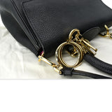 Christian Dior Be Dior Small Leather Flap Shoulder Bag Black