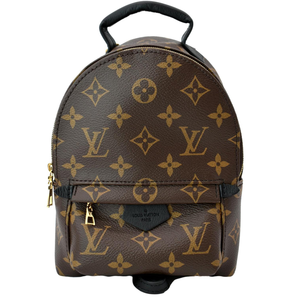 Louis Vuitton Palm Springs Mini Monogram Canvas Backpack Brown