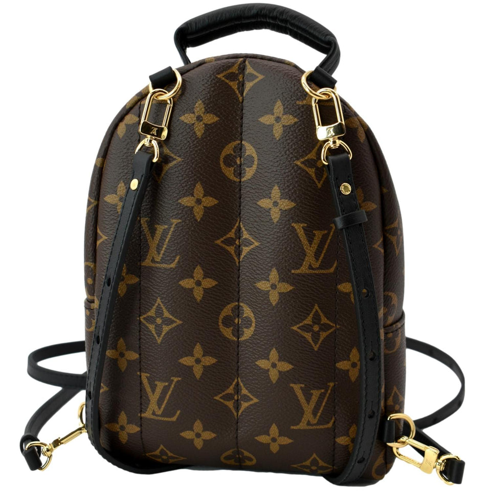 Louis Vuitton Palm Springs Mini Monogram Canvas Backpack Brown