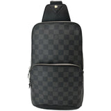 Louis Vuitton Avenue Sling Damier Graphite Backpack Bag Black