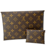 Louis Vuitton Kirigami Pochette Large/Small Monogram Canvas Clutch Brown