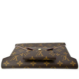 Louis Vuitton Kirigami Pochette Large/Small Monogram Canvas Clutch Brown