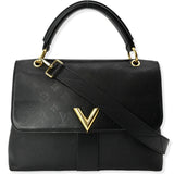 Louis Vuitton Very One Handle Monogram Leather Shoulder Bag Black