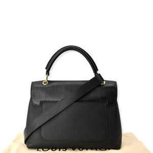 Louis Vuitton Very One Handle Monogram Leather Shoulder Bag Black