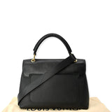 Louis Vuitton Very One Handle Monogram Leather Shoulder Bag Black