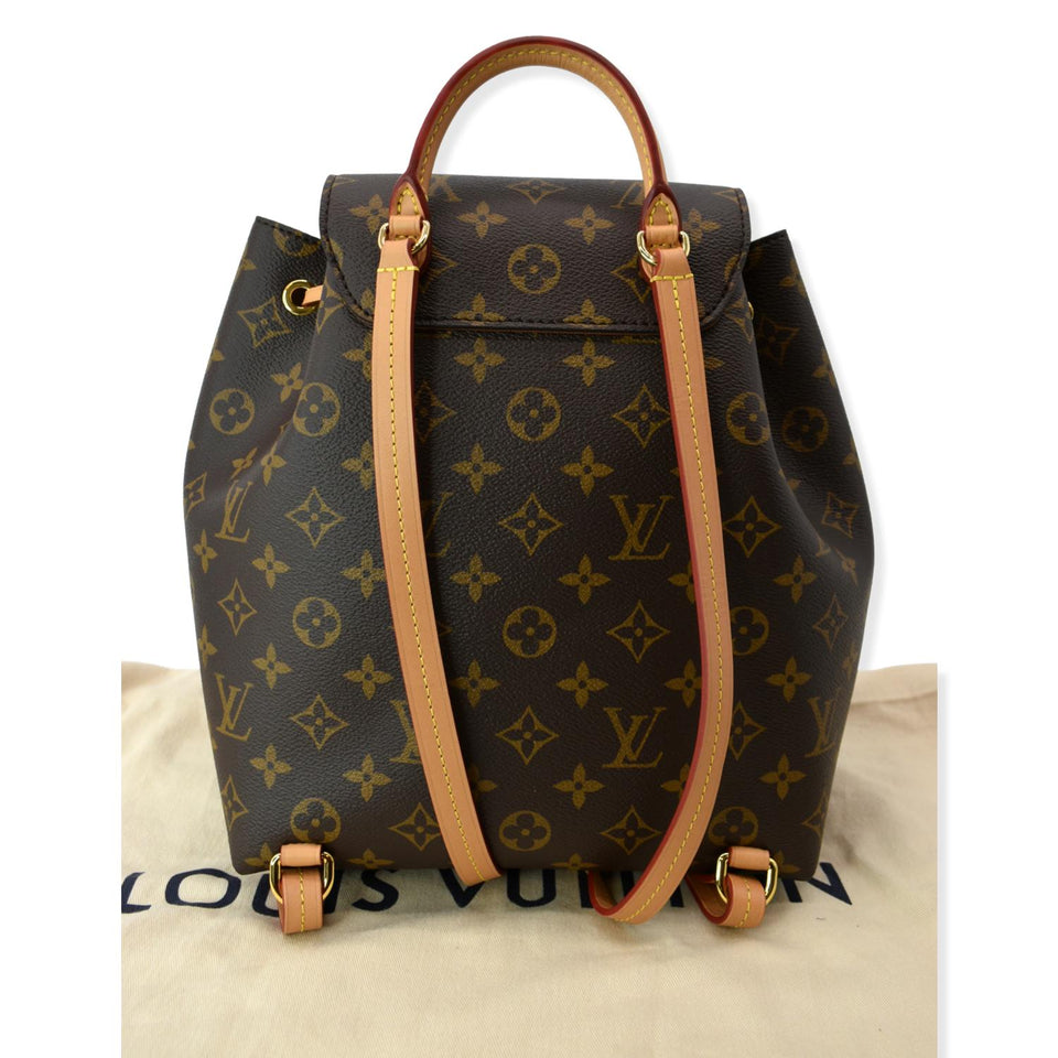 Louis Vuitton Montsouris PM Monogram Canvas Backpack Brown
