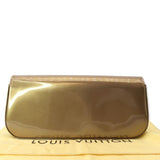 Louis Vuitton Sobe Pochette Vernis Leather Clutch Bag Bronze