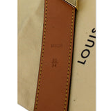 Louis Vuitton Essential V Damier Ebene Belt Brown