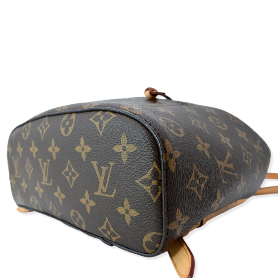 Louis Vuitton Montsouris NM Monogram Canvas Backpack Bag Brown