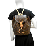 Louis Vuitton Montsouris NM Monogram Canvas Backpack Bag Brown