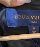 Louis Vuitton 2023 Black Denim Monogram Trench Coat - 38