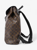 Louis Vuitton Macassar Backpack Black / Monogram Coated Canvas